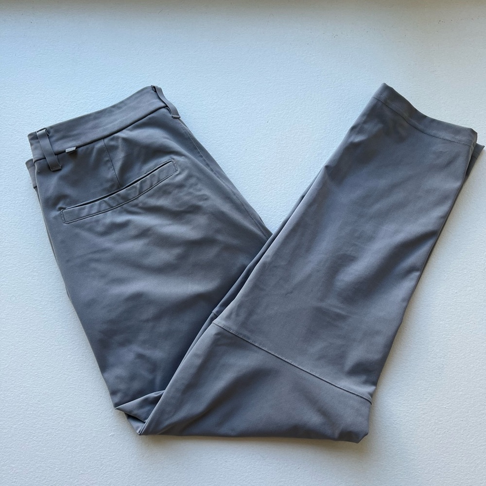 Lululemon Commission Pants Slim- Light Grey, Sz. 28